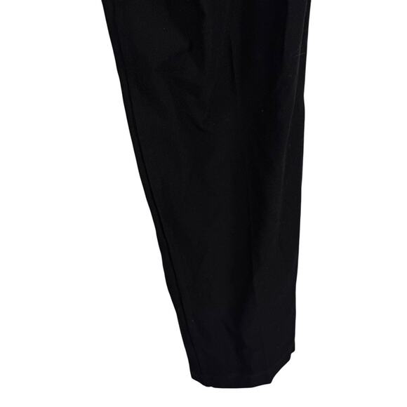 Eileen Fisher Stretch Knit Crepe Stretch Pull On Elastic Waist Black Pants sz L - Picture 11 of 16